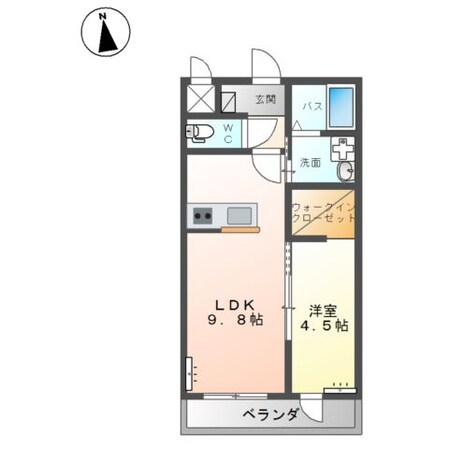 エスペランサかがやきの物件間取画像